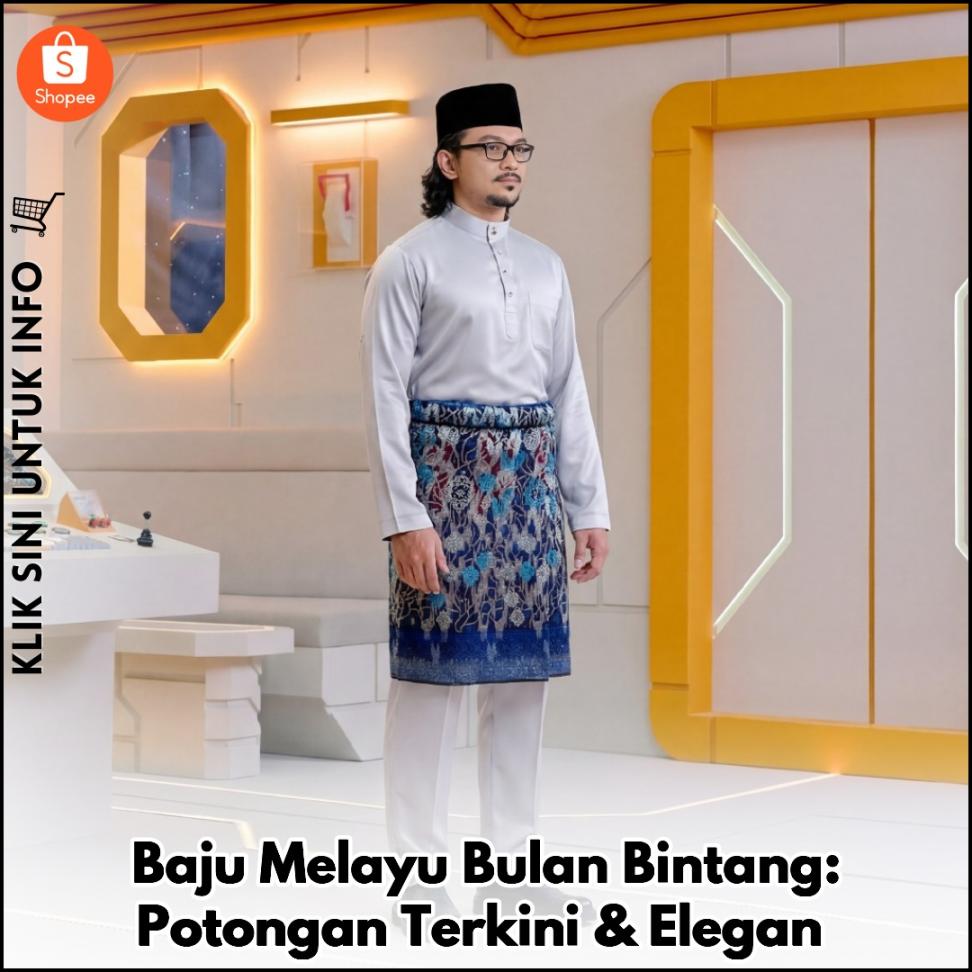 Baju Melayu Bulan Bintang: Potongan Terkini & Elegan