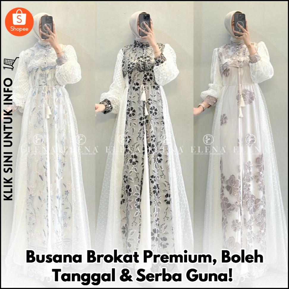 Busana Brokat Premium, Boleh Tanggal & Serba Guna!