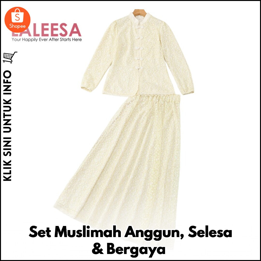 Set Muslimah Anggun, Selesa & Bergaya