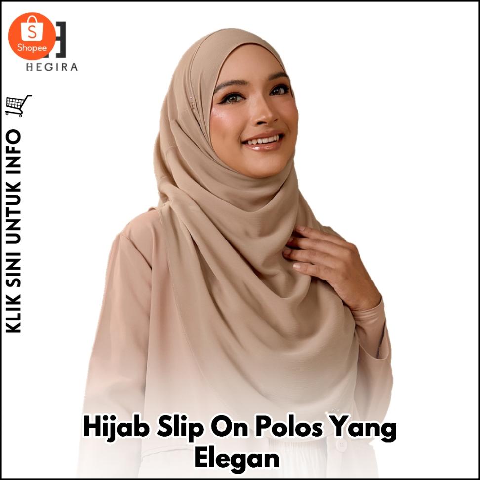 Hijab Slip On Polos Yang Elegan
