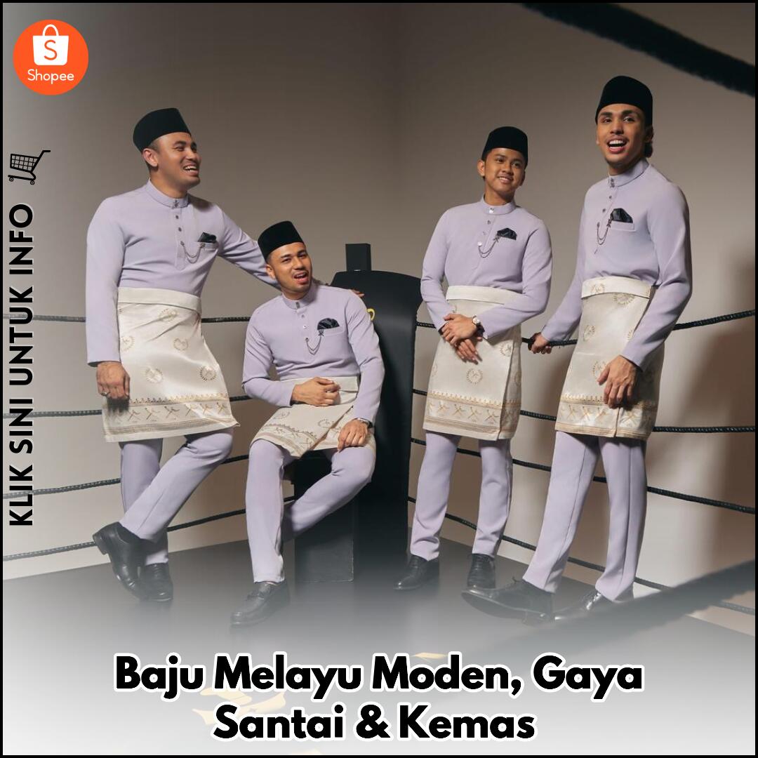 Baju Melayu Moden, Gaya Santai & Kemas