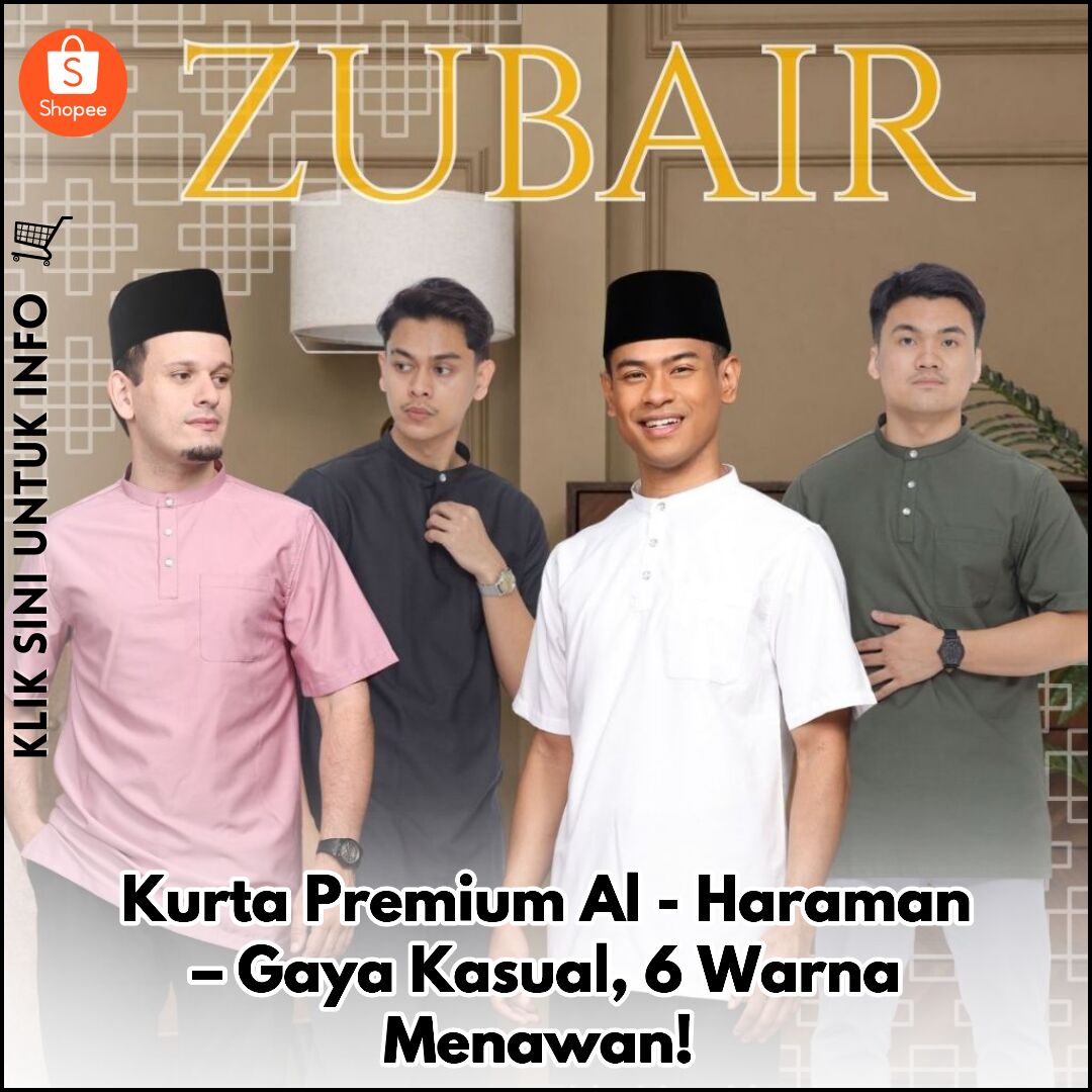 Kurta Premium Al-Haraman – Gaya Kasual, 6 Warna Menawan!