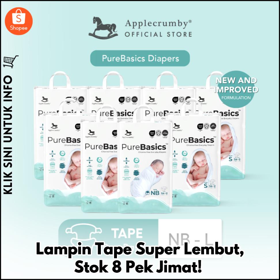 Lampin Tape Super Lembut, Stok 8 Pek Jimat!
