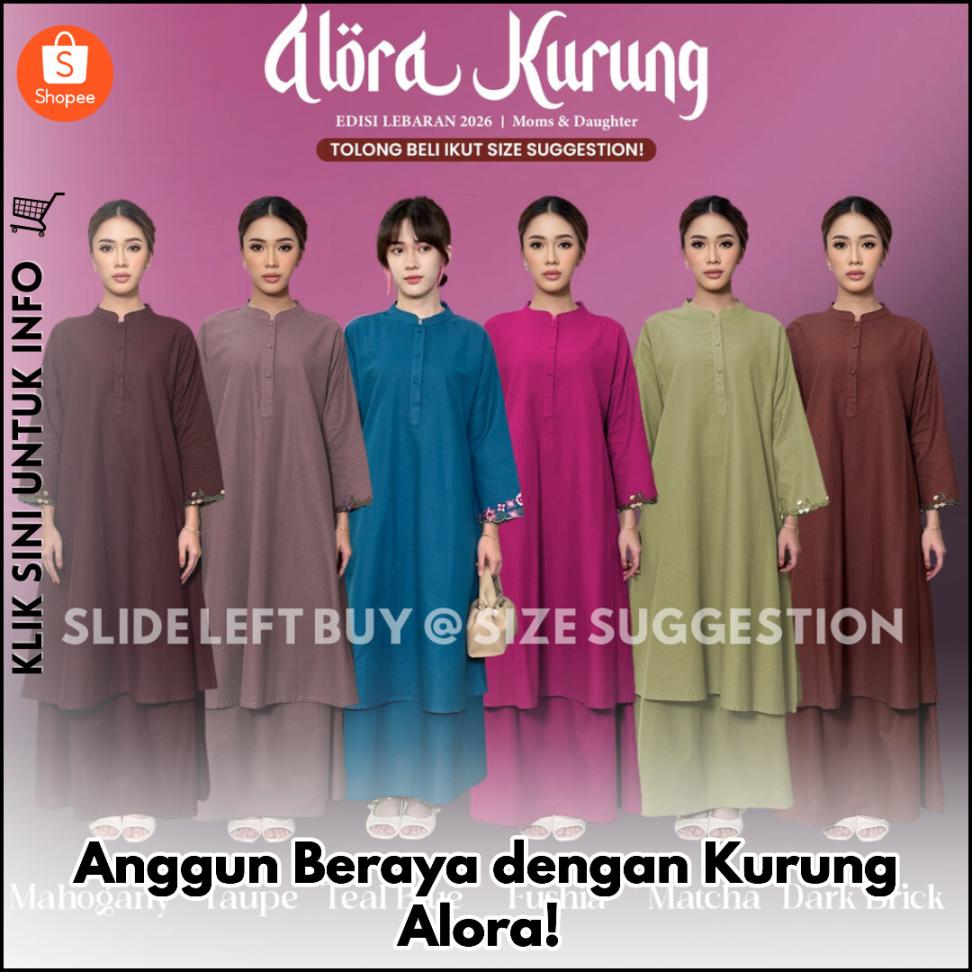 Anggun Beraya dengan Kurung Alora!