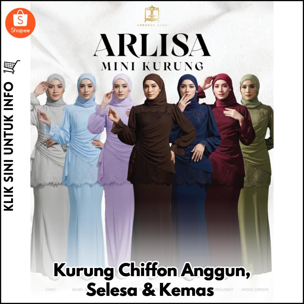 Kurung Chiffon Anggun, Selesa & Kemas