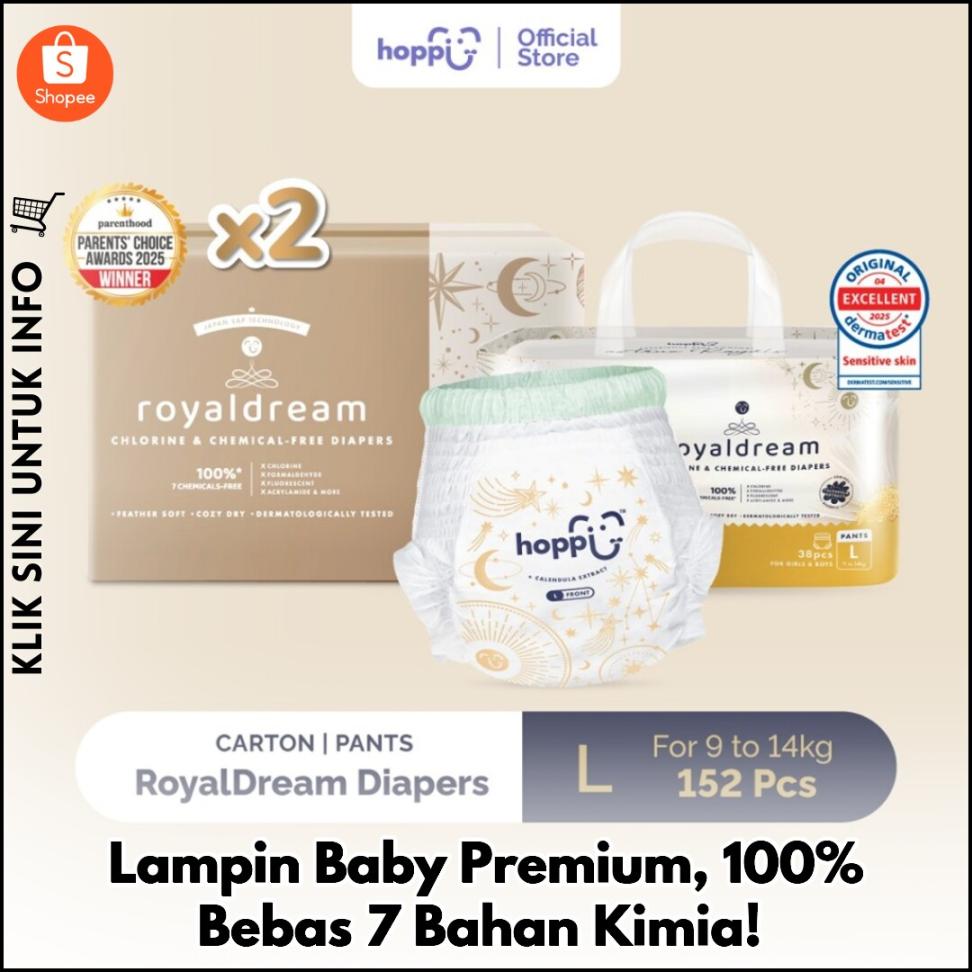 Lampin Baby Premium, 100% Bebas 7 Bahan Kimia!