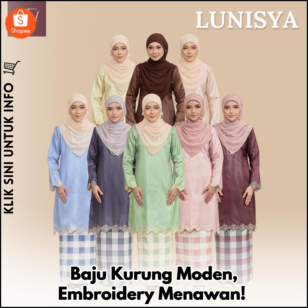 Baju Kurung Moden, Embroidery Menawan!