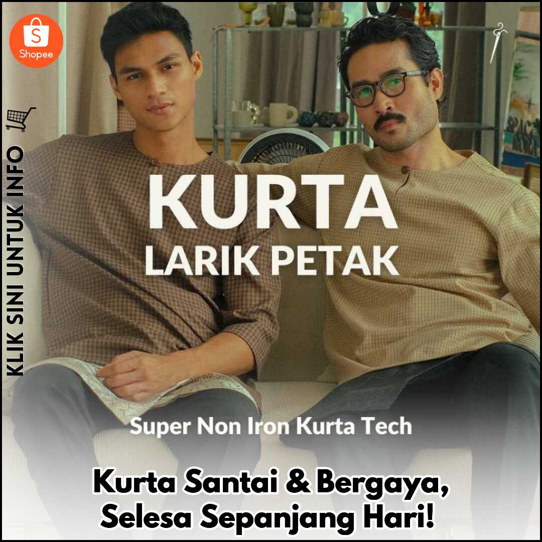Kurta Santai & Bergaya, Selesa Sepanjang Hari!