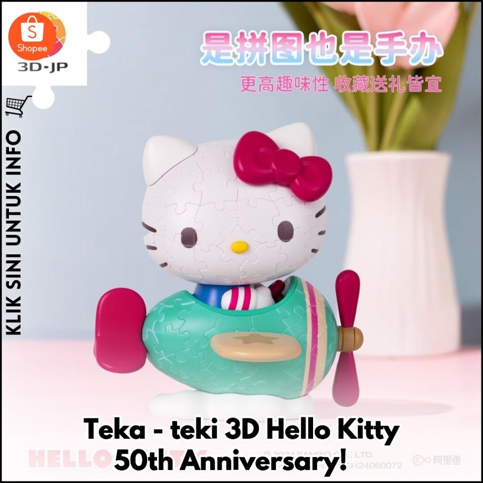 Teka-teki 3D Hello Kitty 50th Anniversary! ?