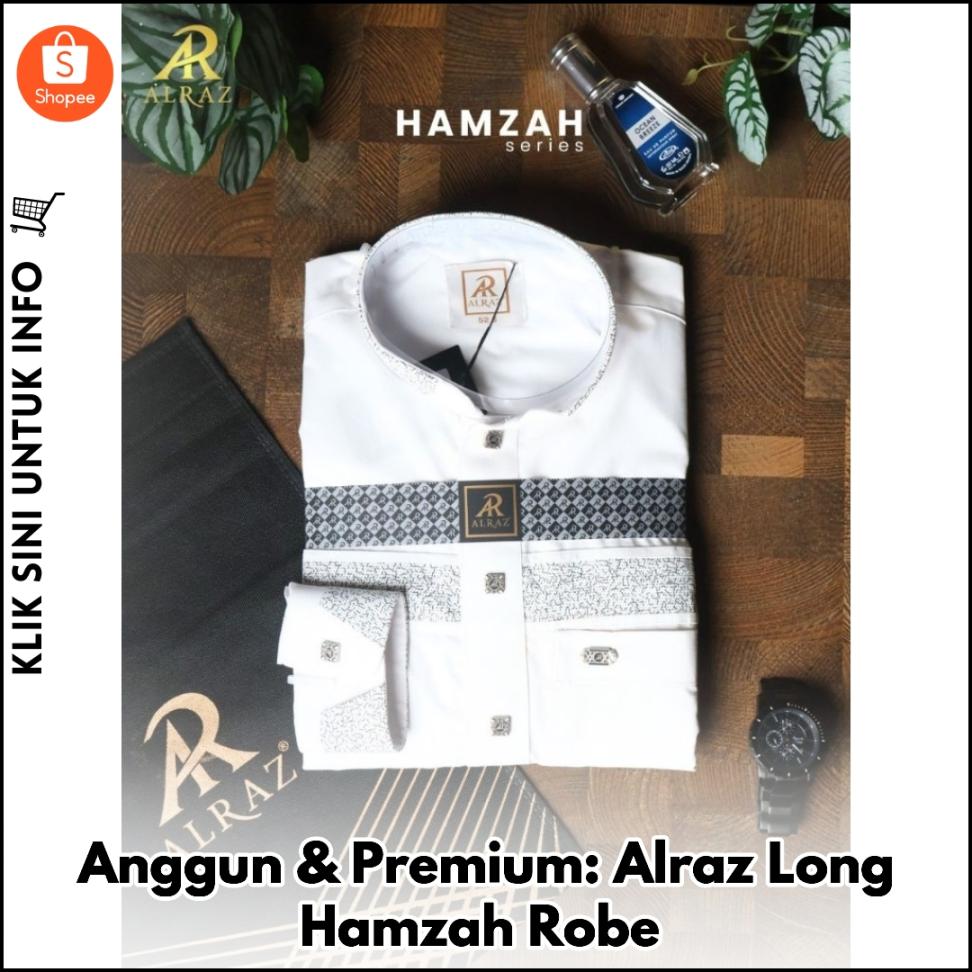 Anggun & Premium: Alraz Long Hamzah Robe