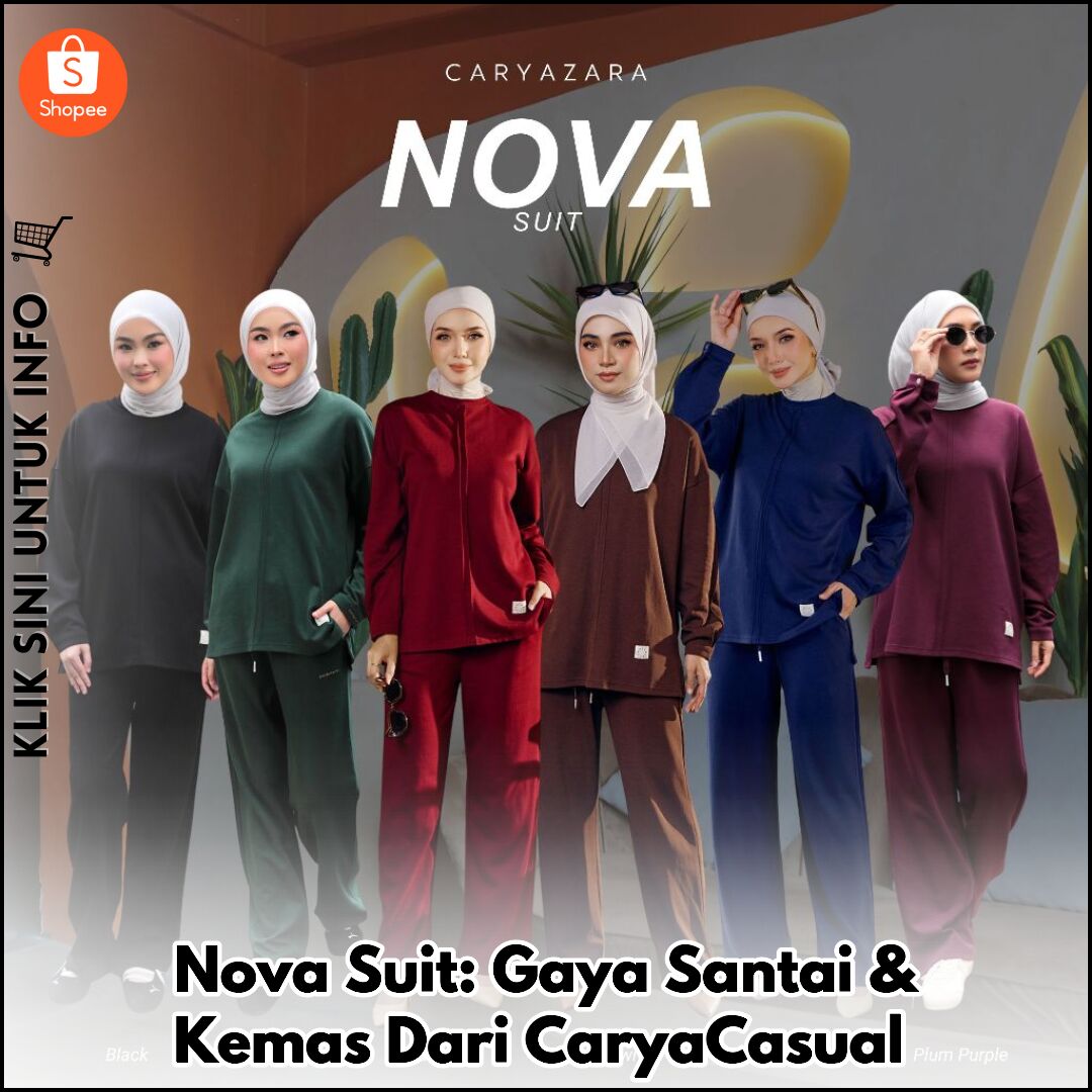 Nova Suit: Gaya Santai & Kemas Dari CaryaCasual