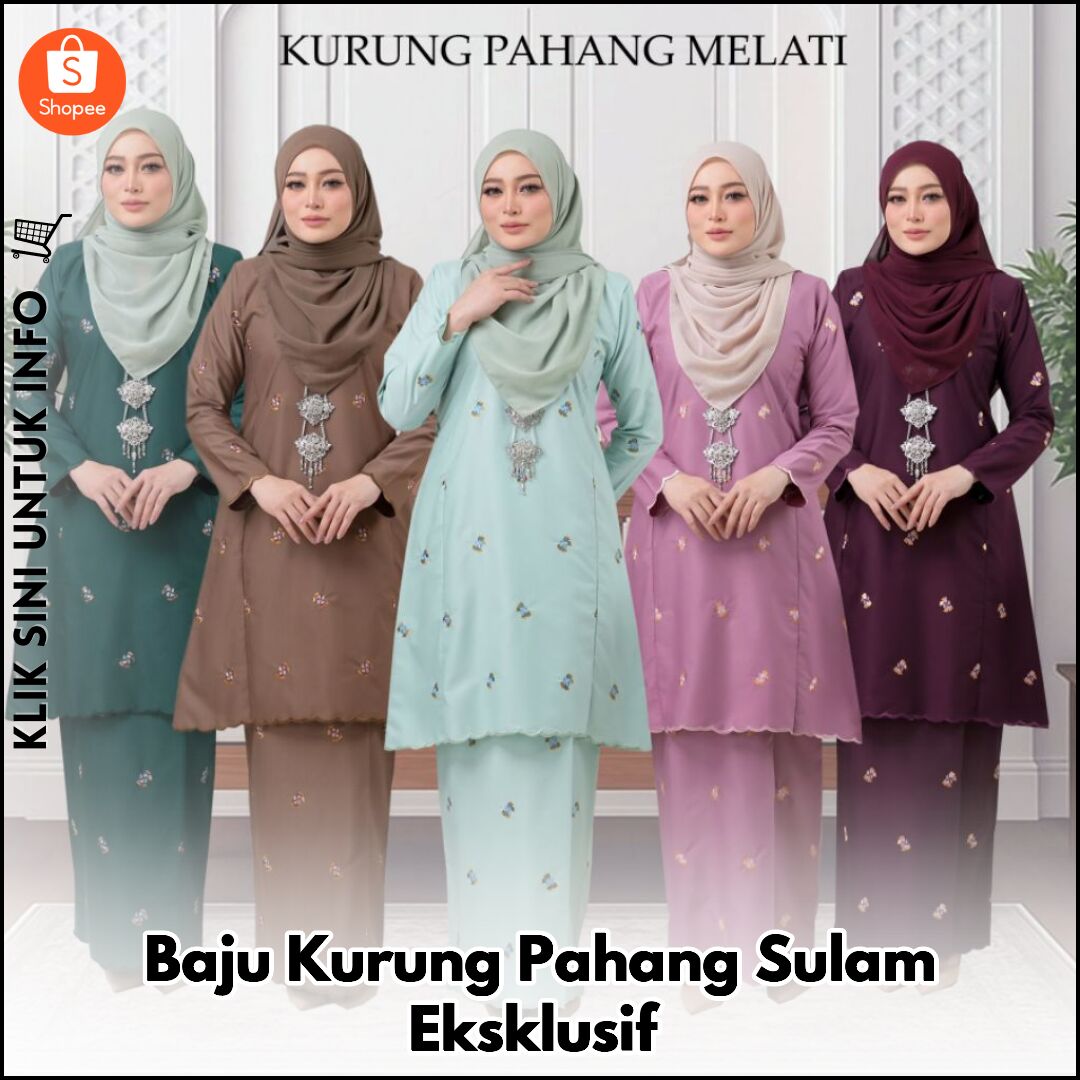 Baju Kurung Pahang Sulam Eksklusif