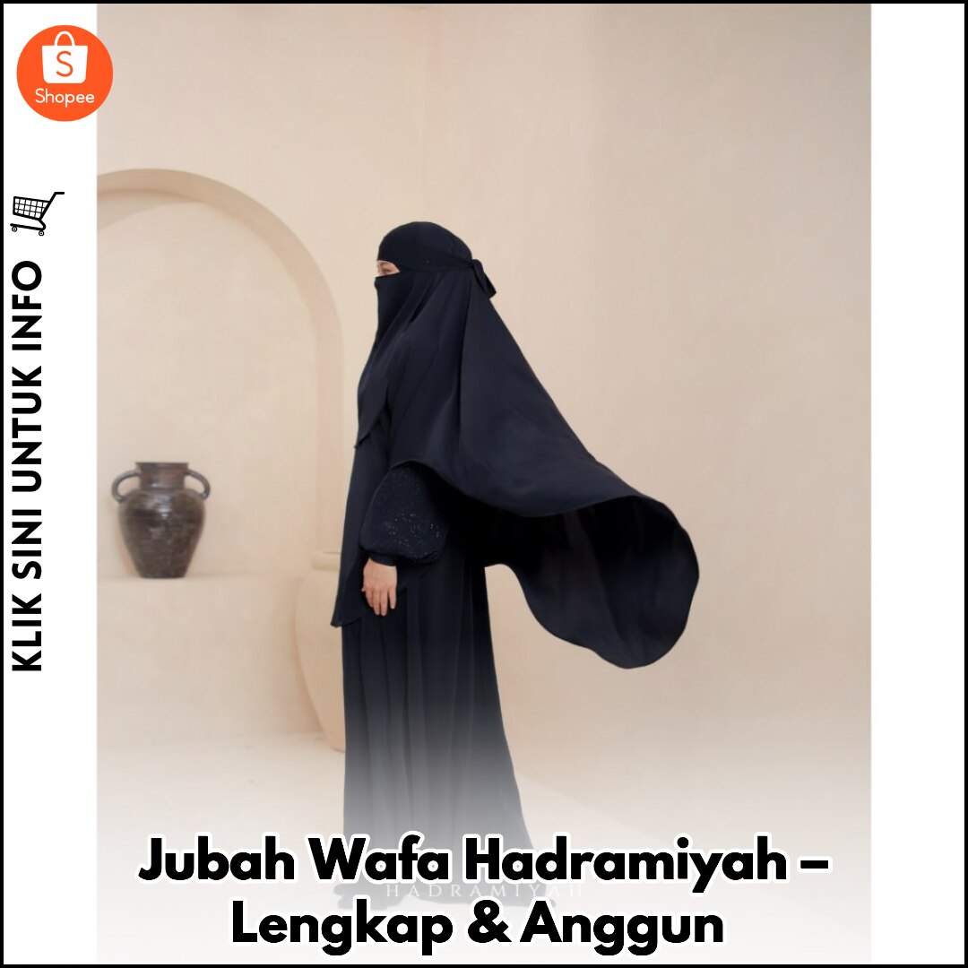 Jubah Wafa Hadramiyah – Lengkap & Anggun