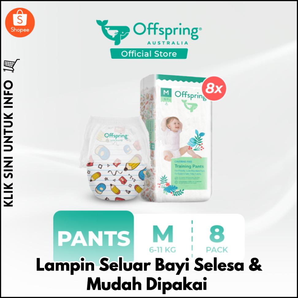 Lampin Seluar Bayi Selesa & Mudah Dipakai