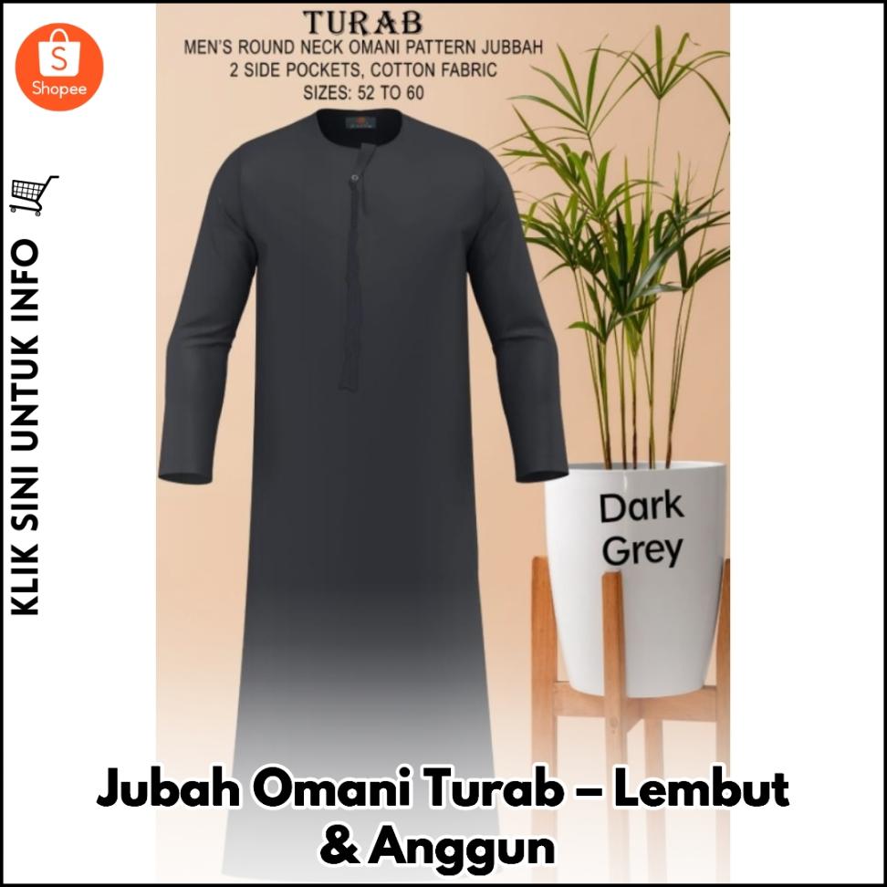 Jubah Omani Turab – Lembut & Anggun