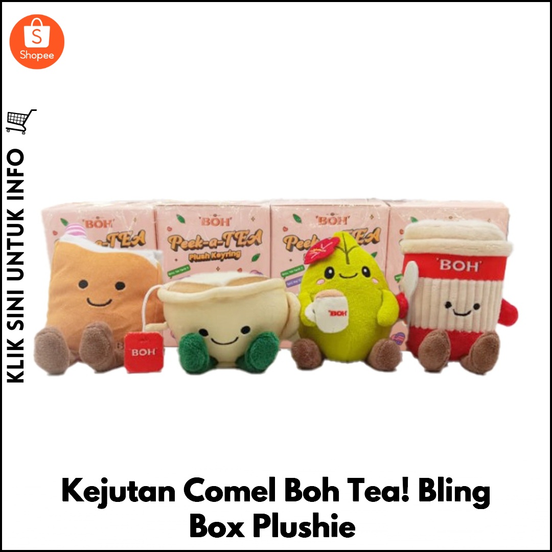 Kejutan Comel Boh Tea! Bling Box Plushie