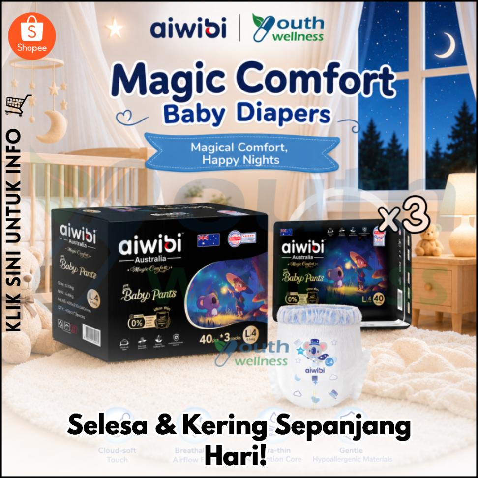 Selesa & Kering Sepanjang Hari!