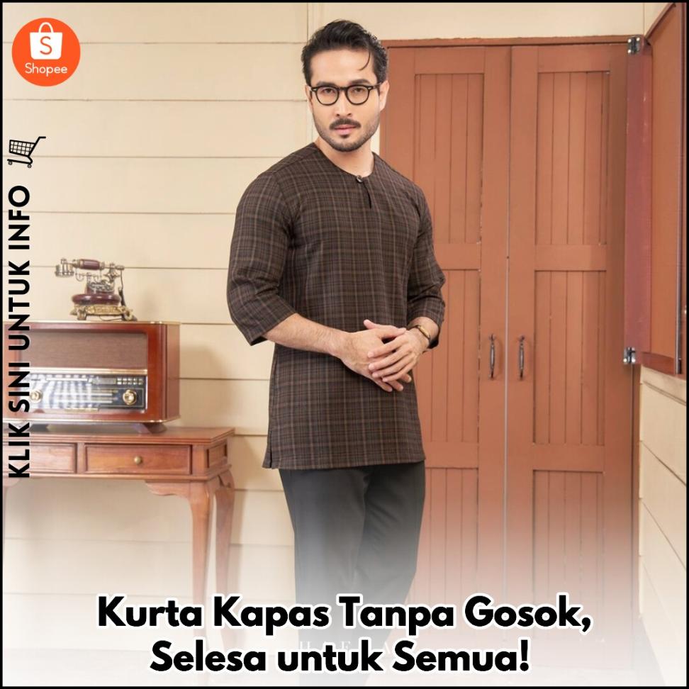 Kurta Kapas Tanpa Gosok, Selesa untuk Semua!