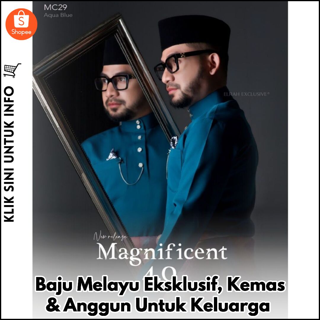 Baju Melayu Eksklusif, Kemas & Anggun Untuk Keluarga