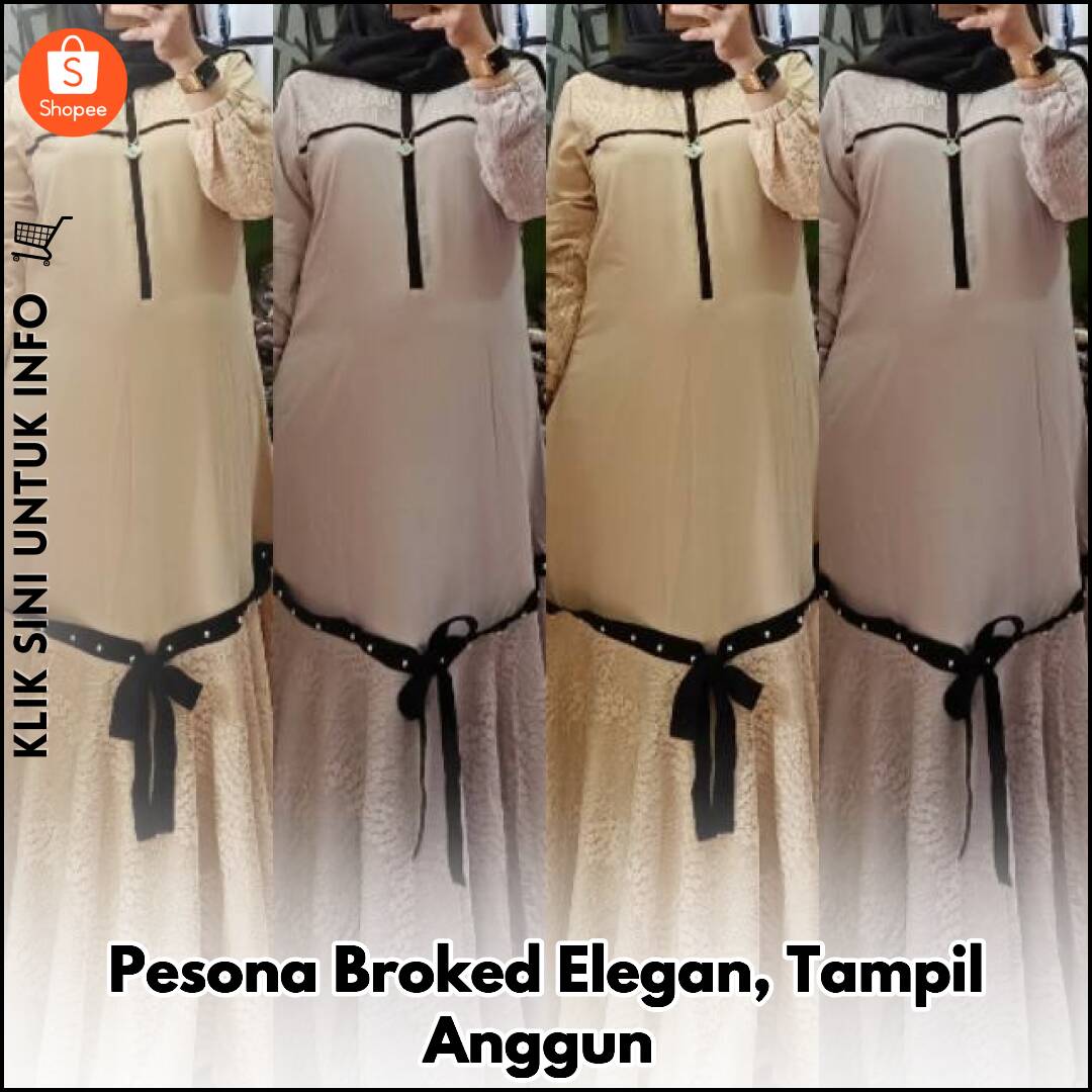Pesona Broked Elegan, Tampil Anggun