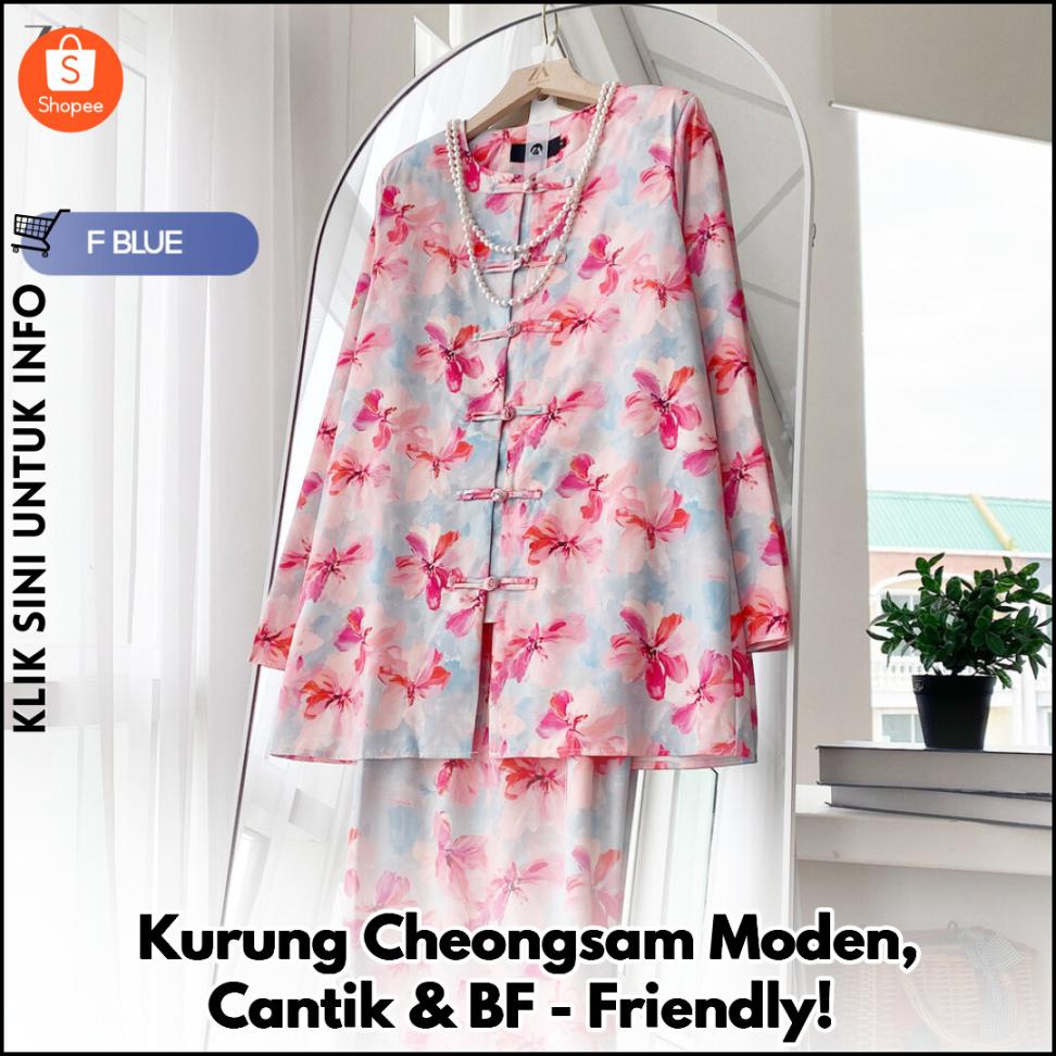 Kurung Cheongsam Moden, Cantik & BF-Friendly!