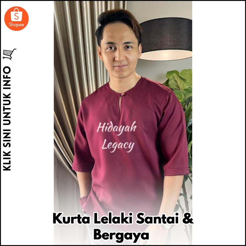 Kurta Lelaki Santai & Bergaya