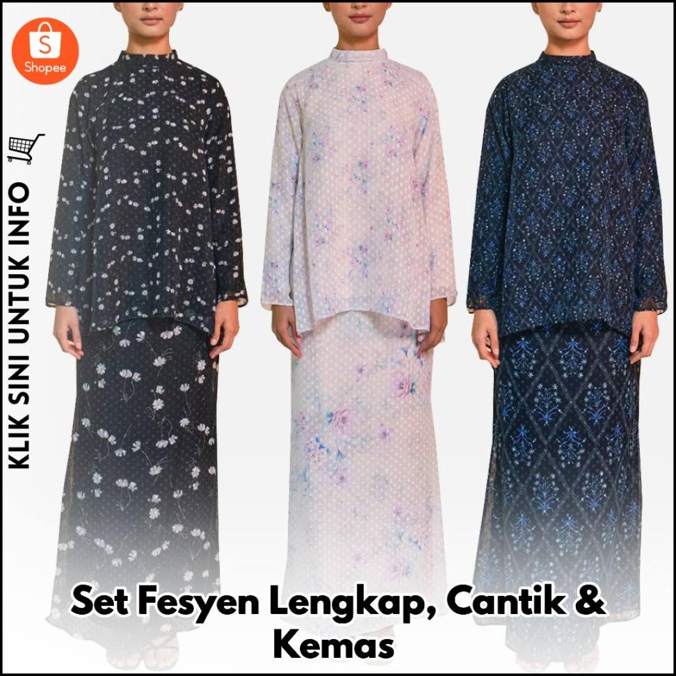 Set Fesyen Lengkap, Cantik & Kemas