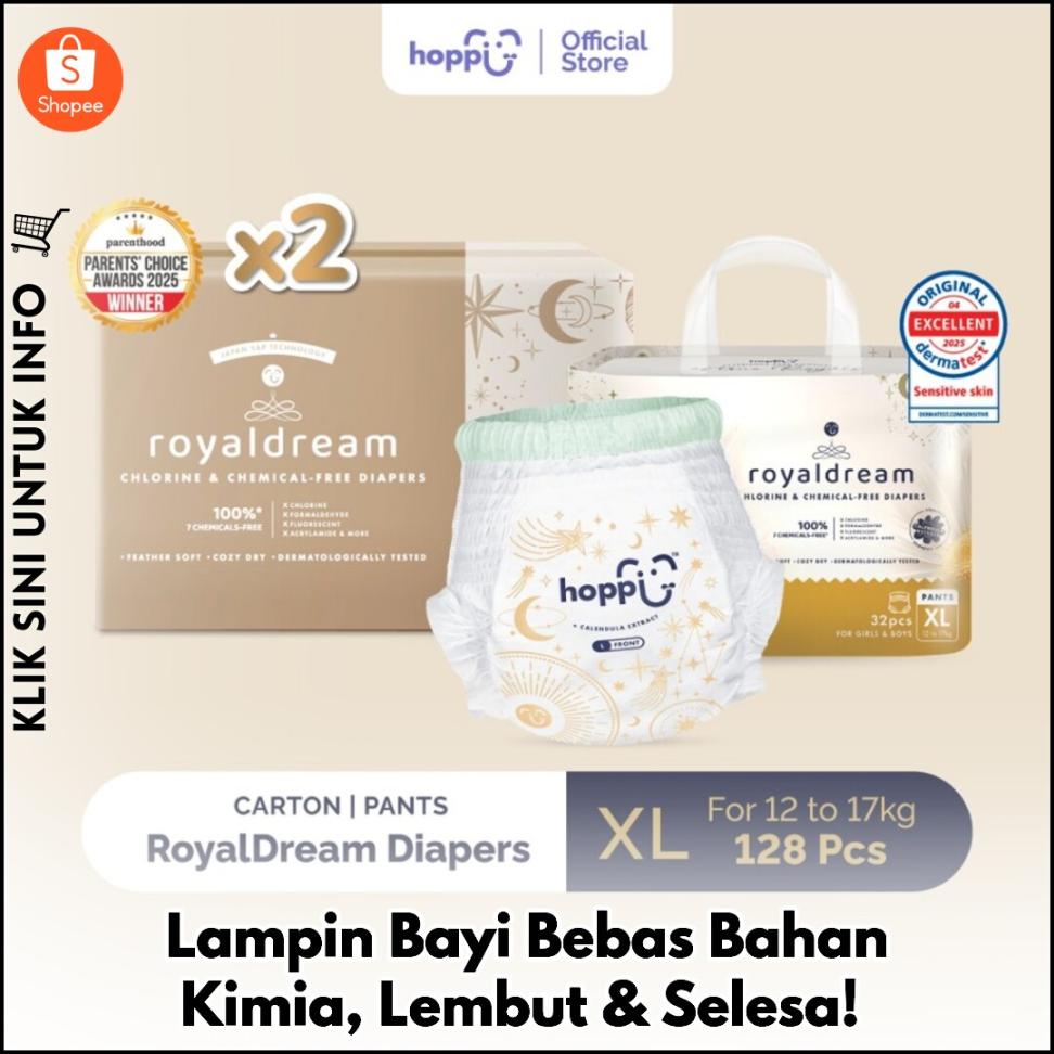 Lampin Bayi Bebas Bahan Kimia, Lembut & Selesa!