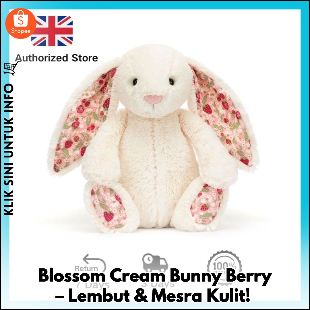 Blossom Cream Bunny Berry – Lembut & Mesra Kulit!