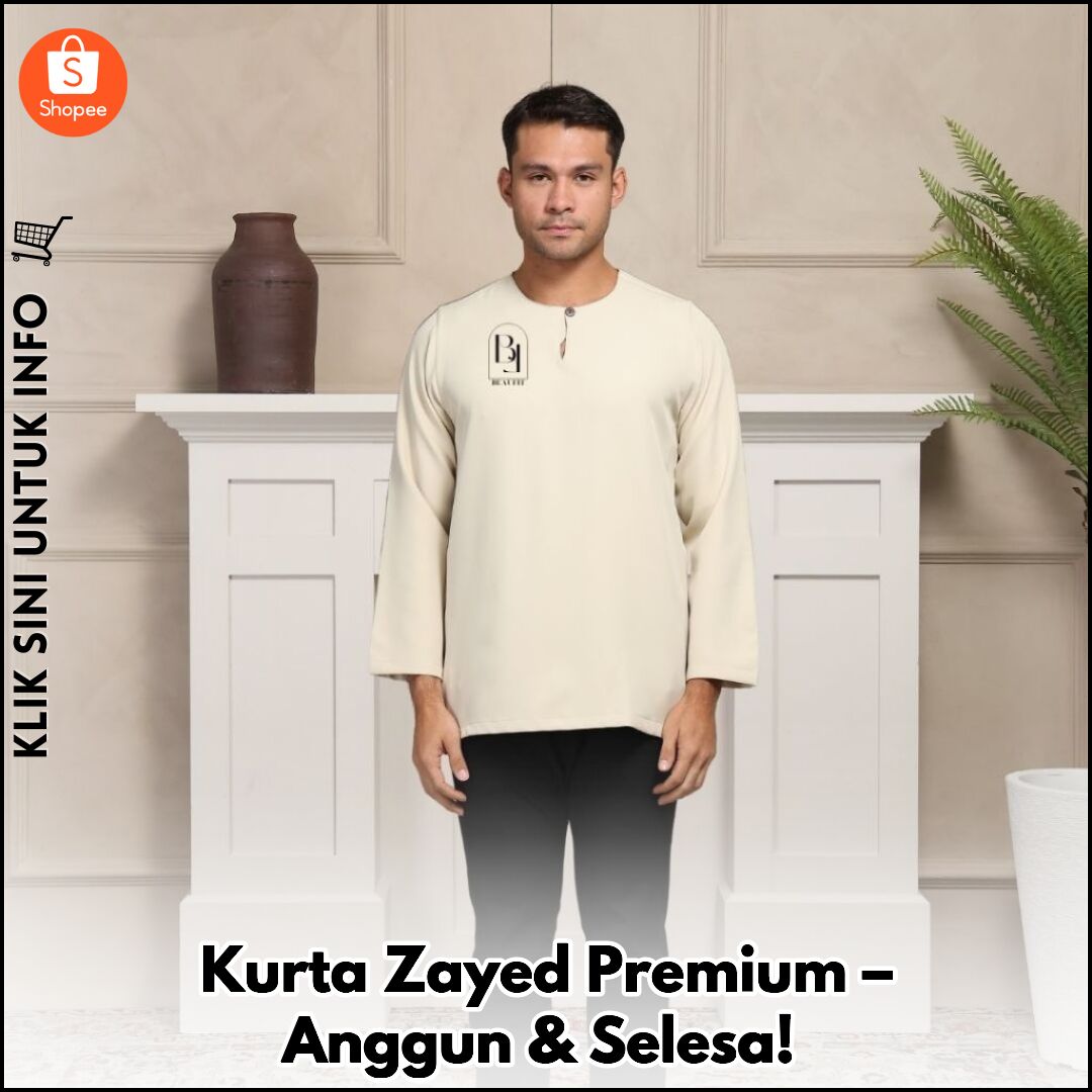 Kurta Zayed Premium – Anggun & Selesa!