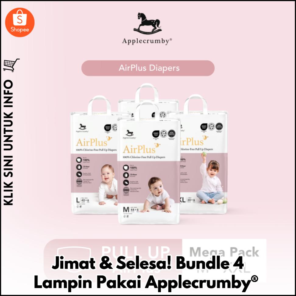 Stok Lampin AirPlus 4 Pek – Selesa & Kering!