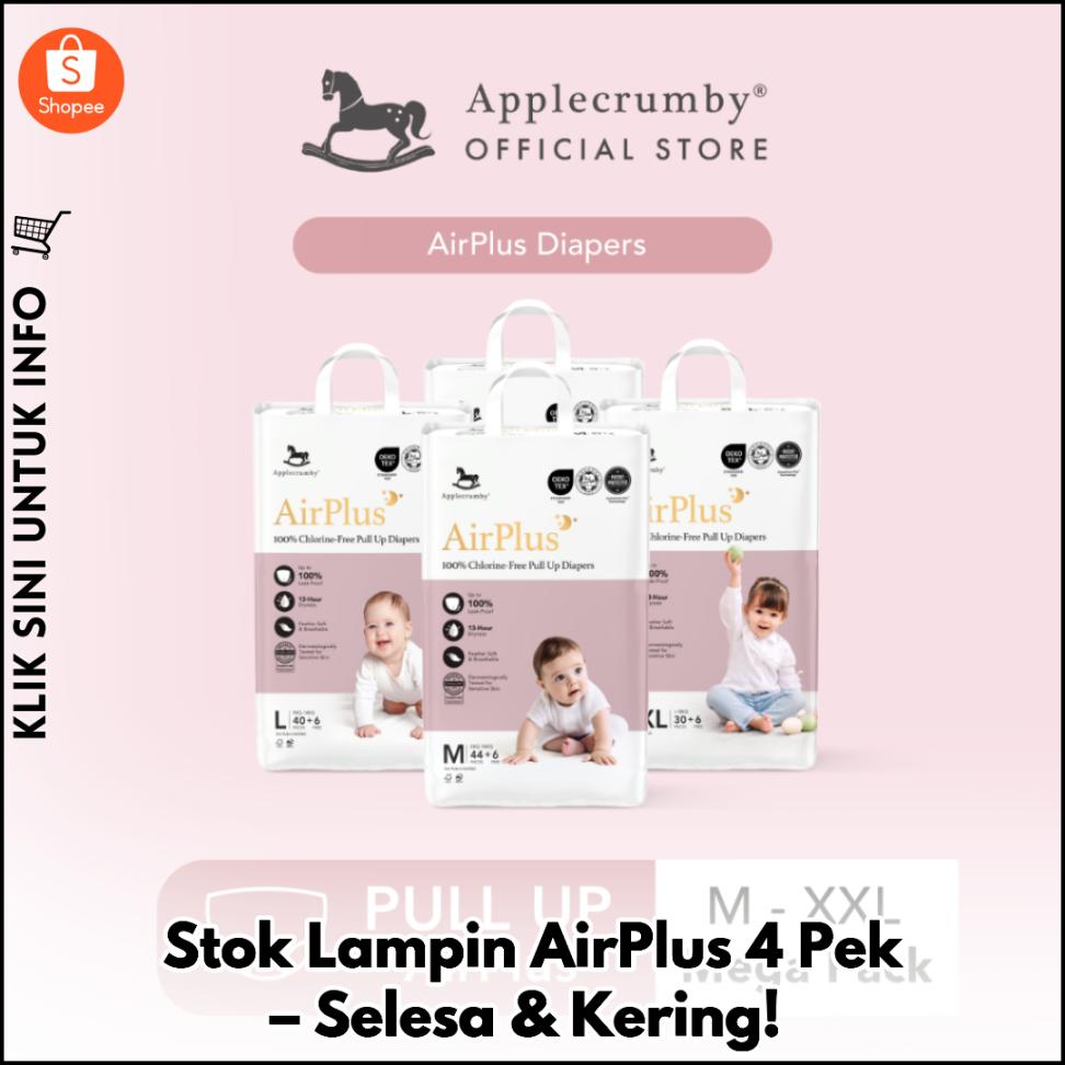 Stok Lampin AirPlus 4 Pek – Selesa & Kering!
