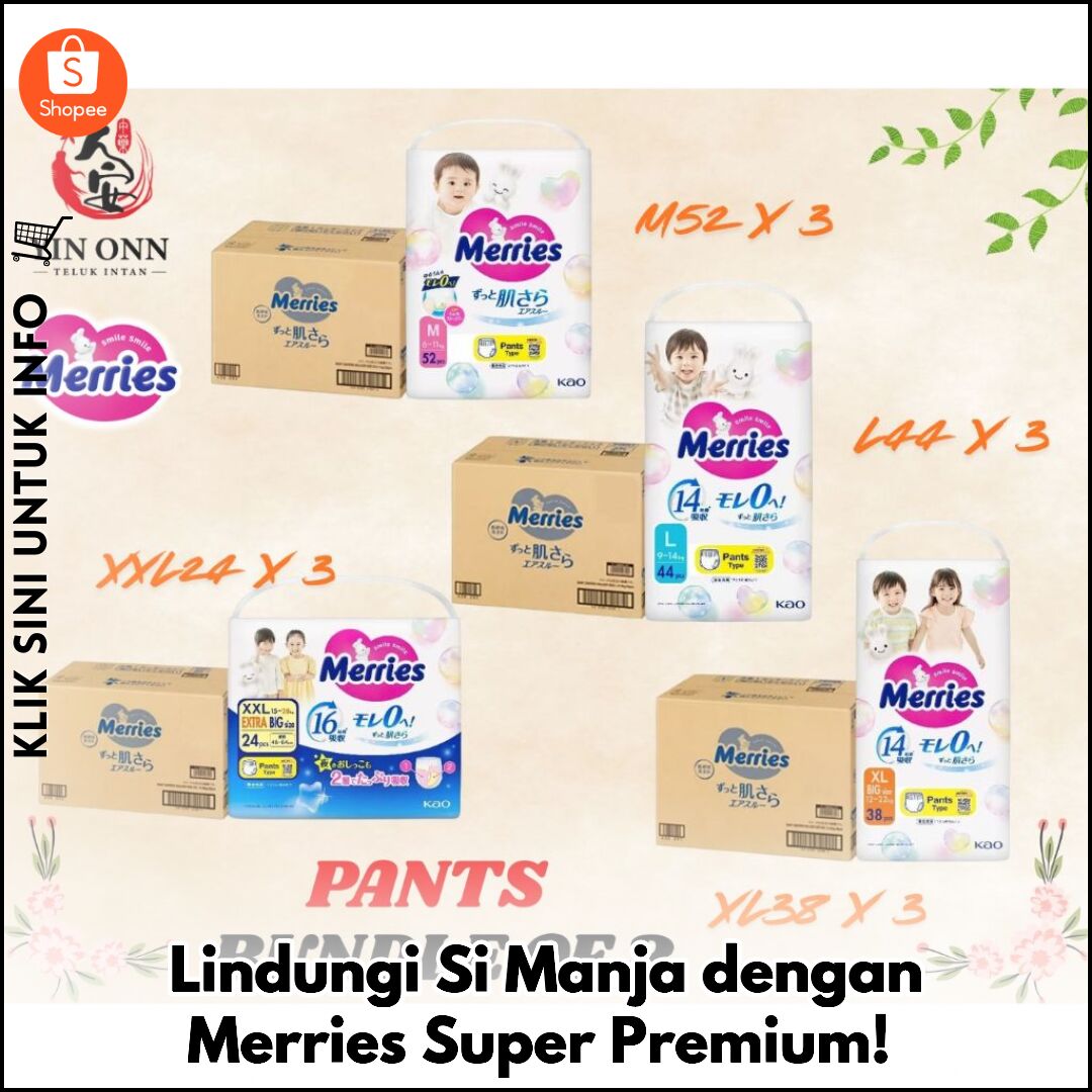 Lindungi Si Manja dengan Merries Super Premium!