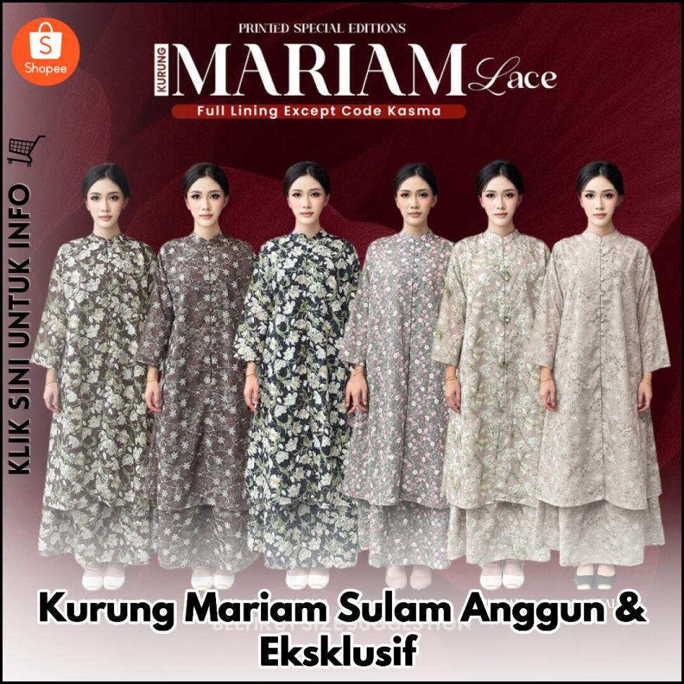 Kurung Mariam Sulam Anggun & Eksklusif
