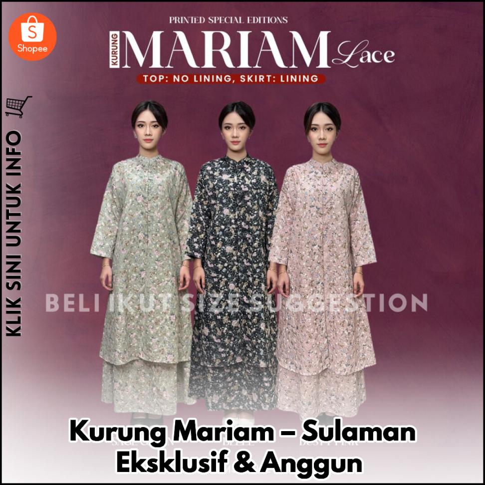 Kurung Mariam – Sulaman Eksklusif & Anggun