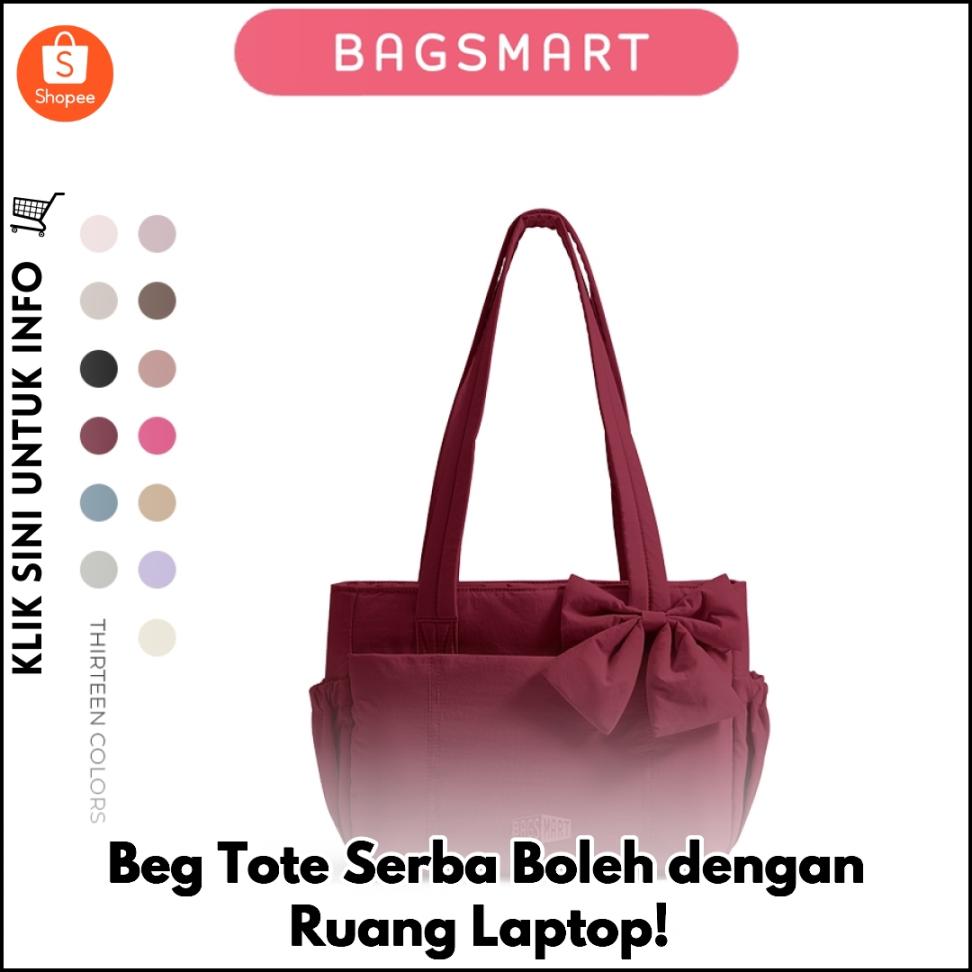 Beg Tote Serba Boleh dengan Ruang Laptop!