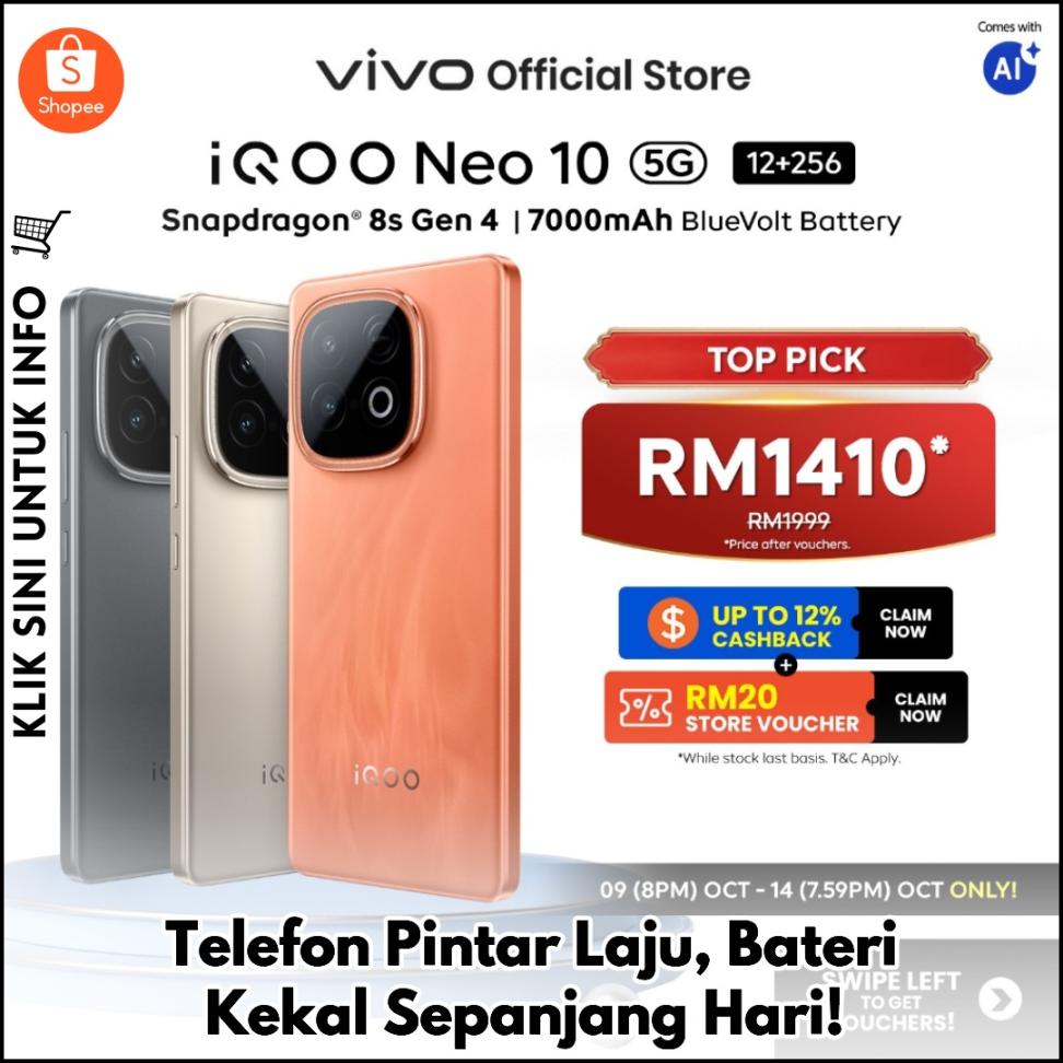 Telefon Pintar Laju, Bateri Kekal Sepanjang Hari!