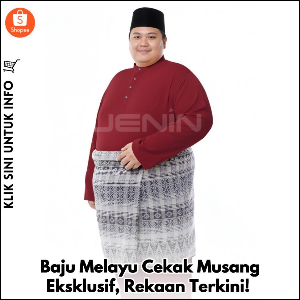 Baju Melayu Cekak Musang Eksklusif, Rekaan Terkini!