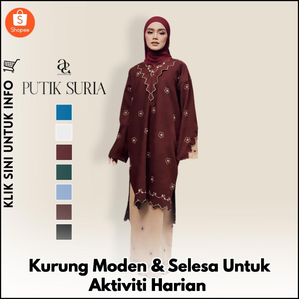 Kurung Putik Suria: Anggun & Selesa Sepanjang Hari