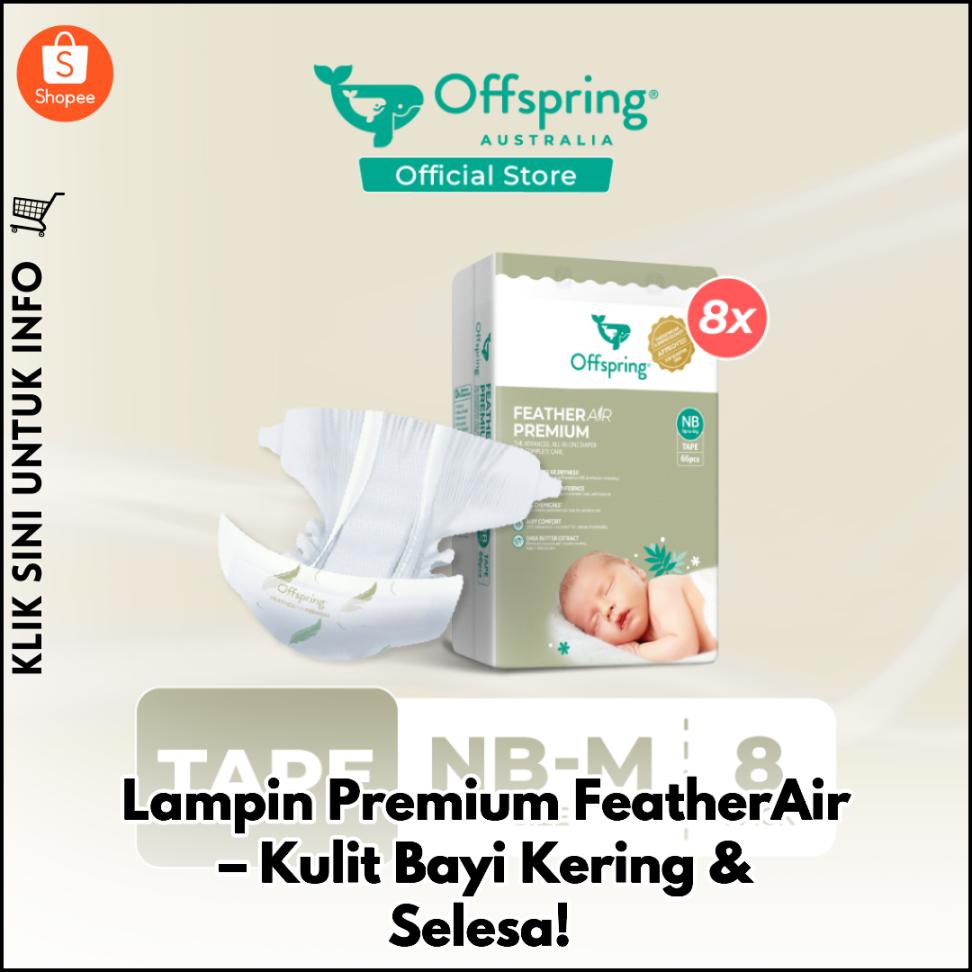 Lampin Premium FeatherAir – Kulit Bayi Kering & Selesa!