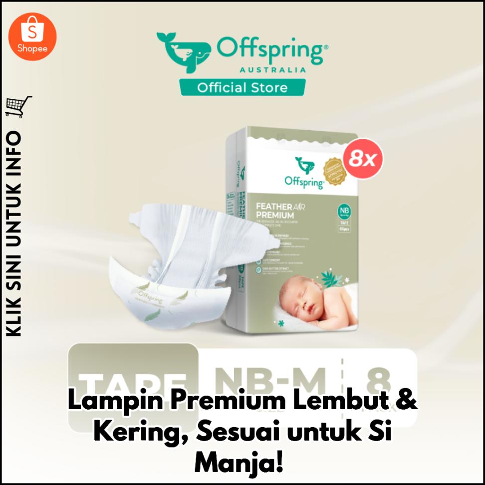 Lampin Premium Lembut & Kering, Sesuai untuk Si Manja!
