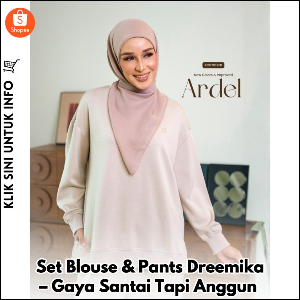 Set Blouse & Pants Dreemika – Gaya Santai Tapi Anggun