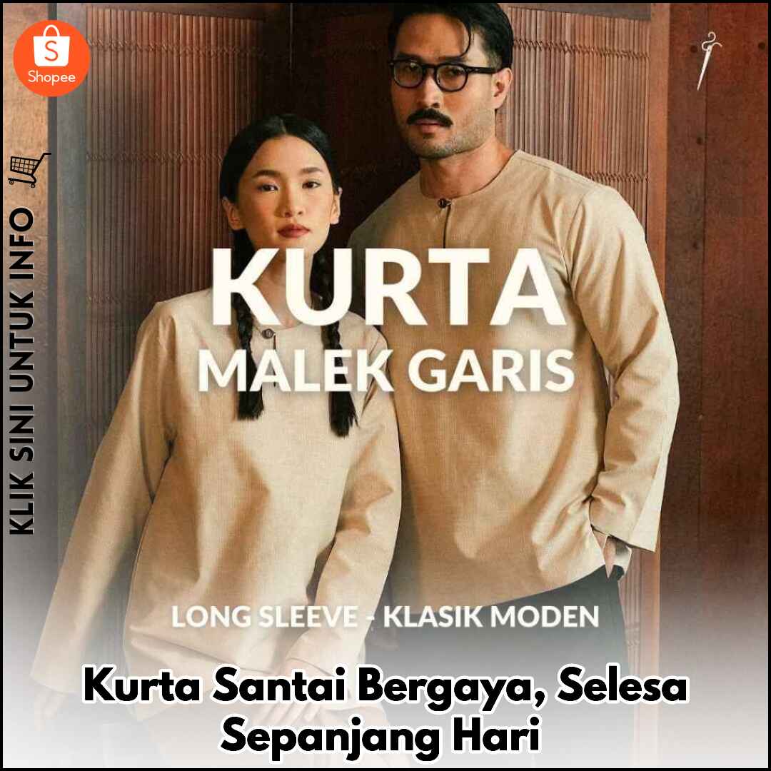 Kurta Santai Bergaya, Selesa Sepanjang Hari