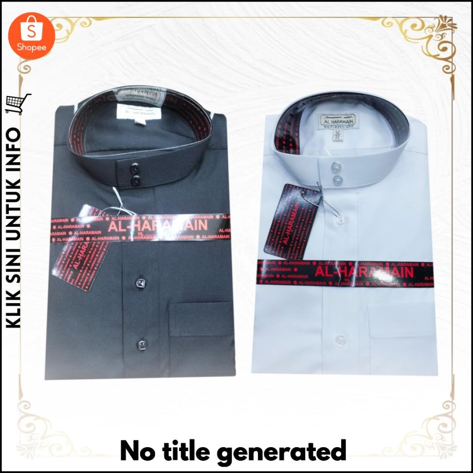 Jubah Al Haramain Kain Coat Original, Selesa & Bergaya