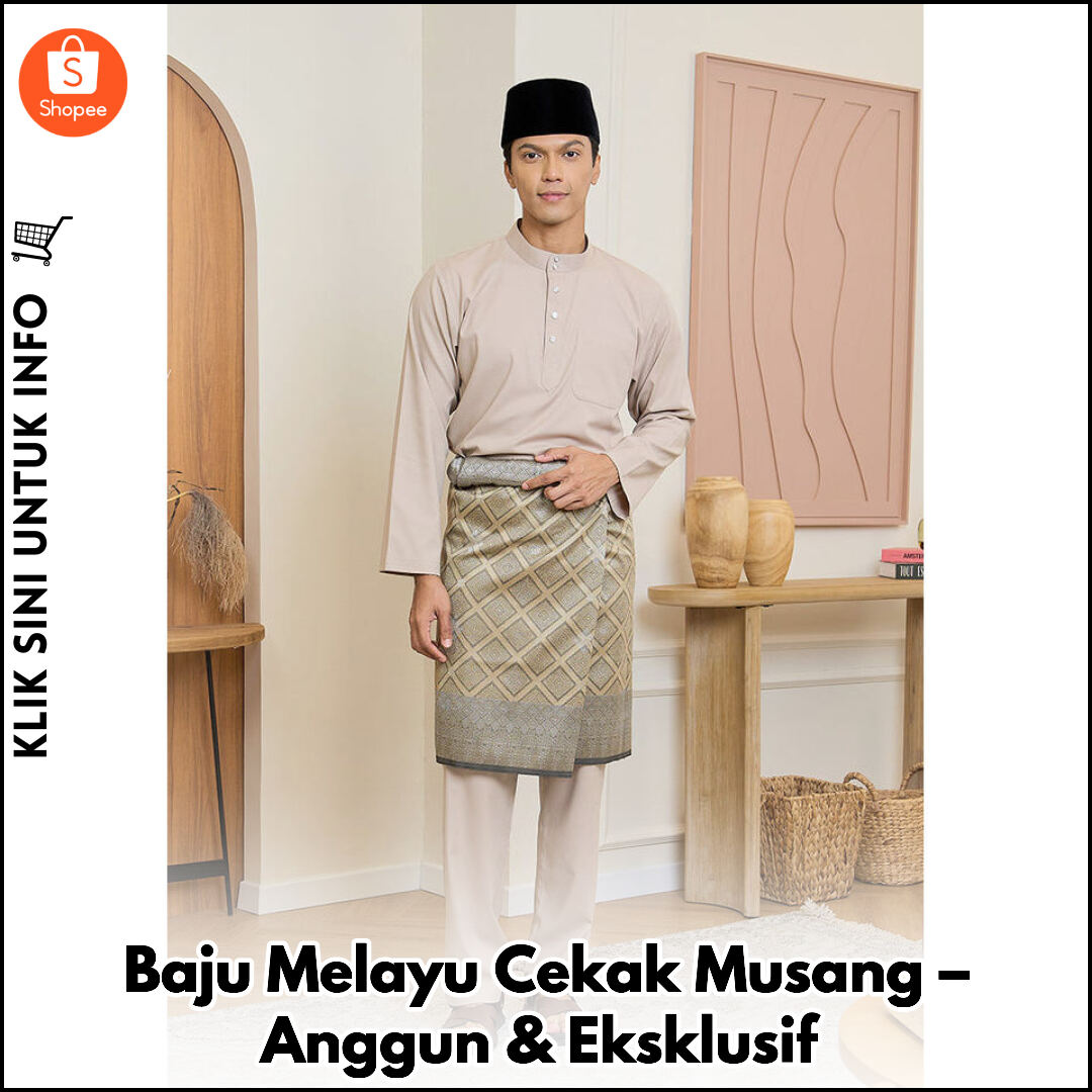 Baju Melayu Cekak Musang – Anggun & Eksklusif