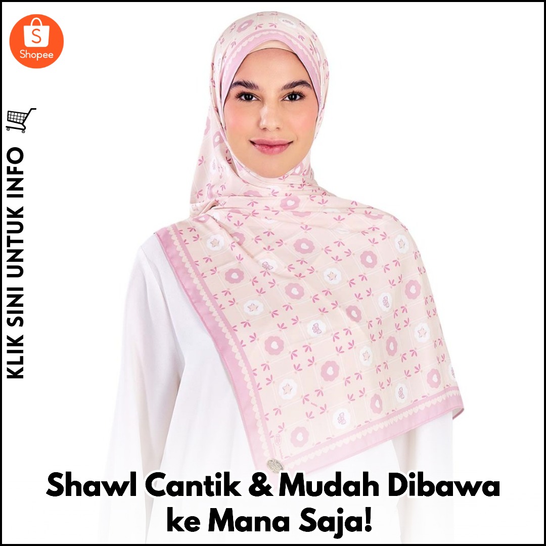 Shawl Cantik & Mudah Dibawa ke Mana Saja!