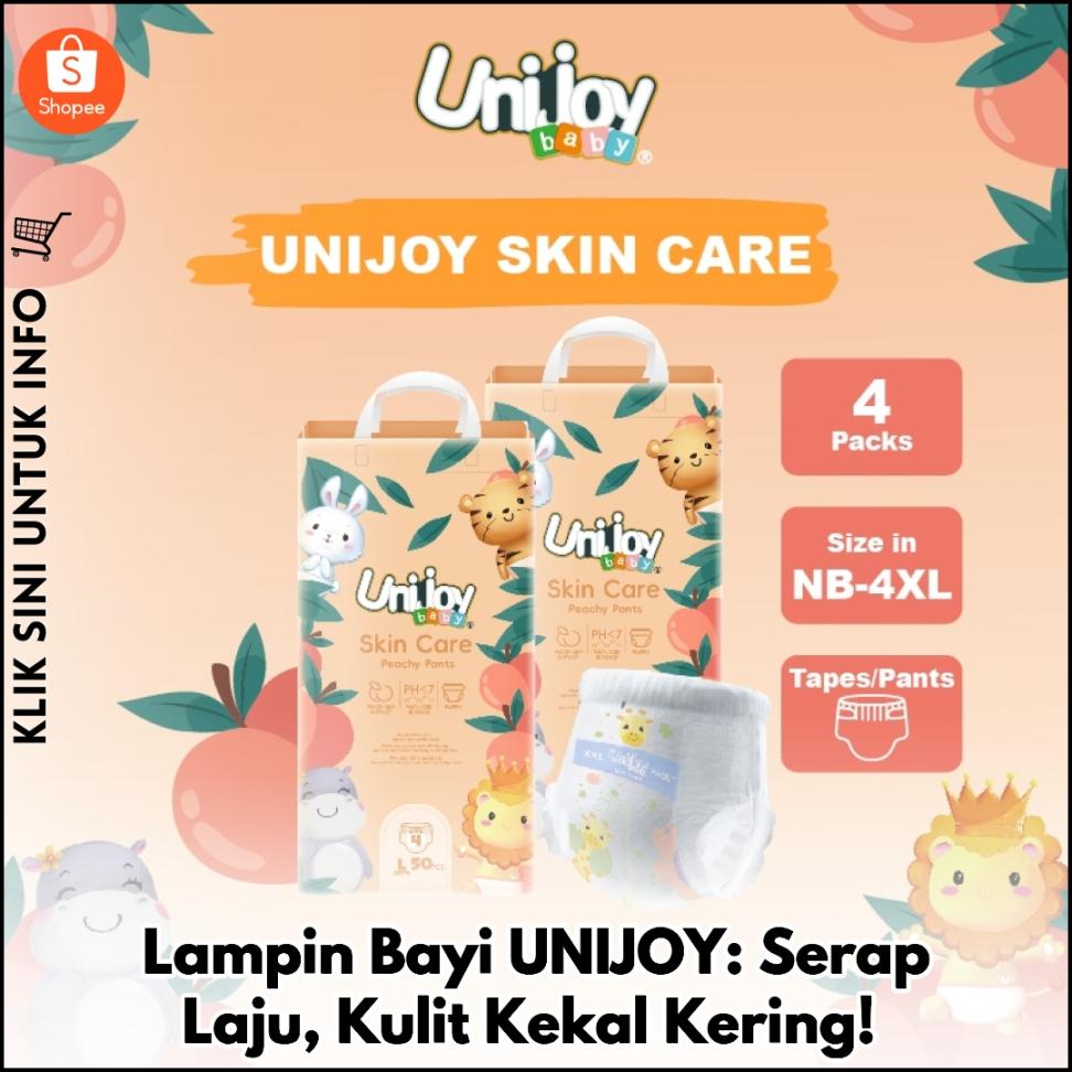 Lampin Bayi UNIJOY ? Kering & Lembut Sepanjang Hari