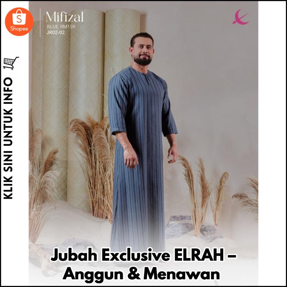Jubah Exclusive ELRAH – Anggun & Menawan