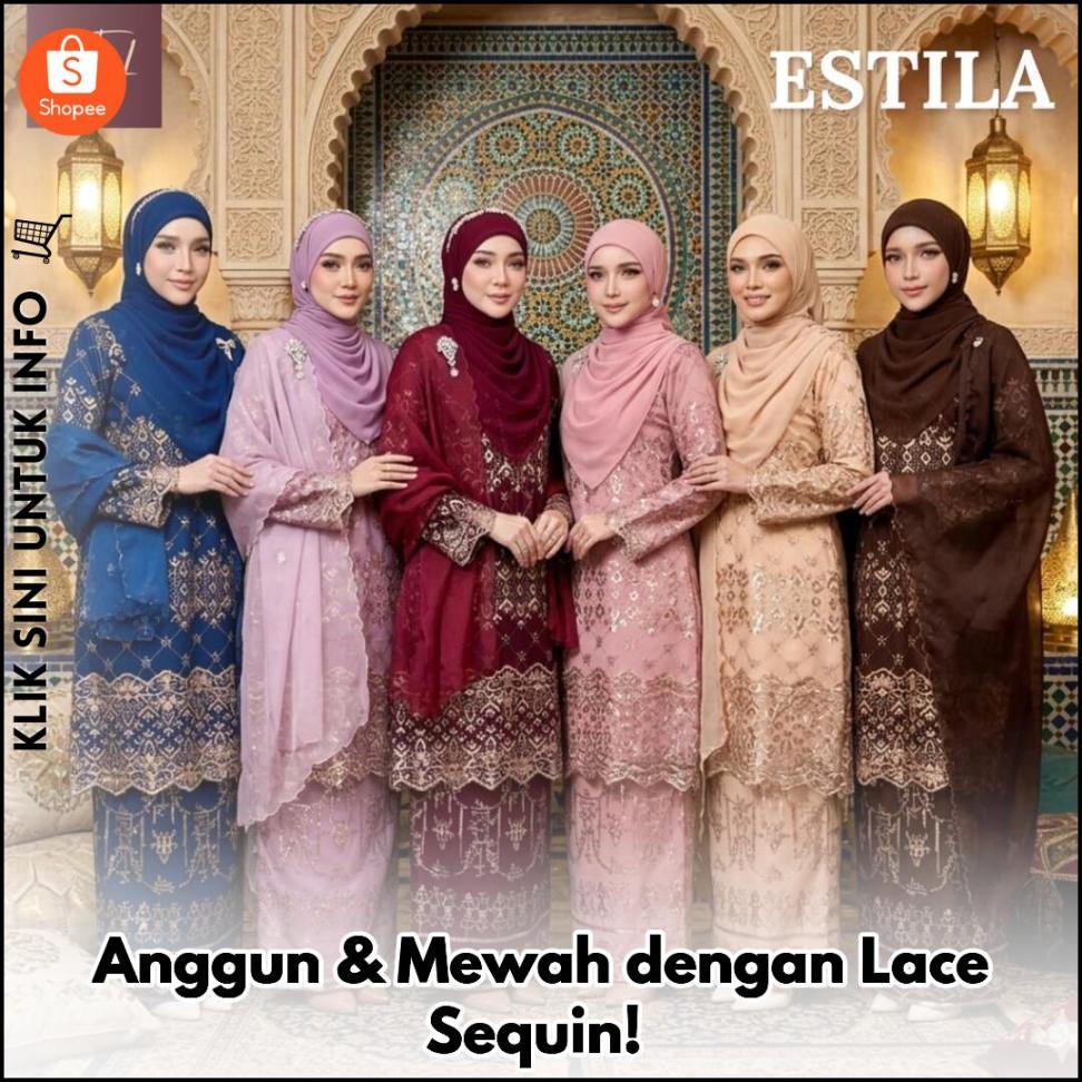 Anggun & Mewah dengan Lace Sequin!