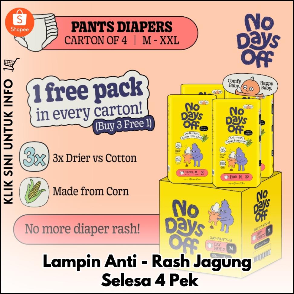 Lampin Anti-Rash Jagung ?? Selesa 4 Pek